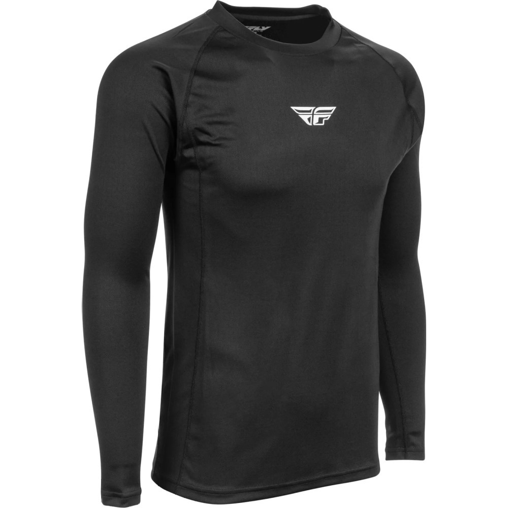 Fly Racing Lightweight Base Layer Top Motorcycle LongSleeve Black