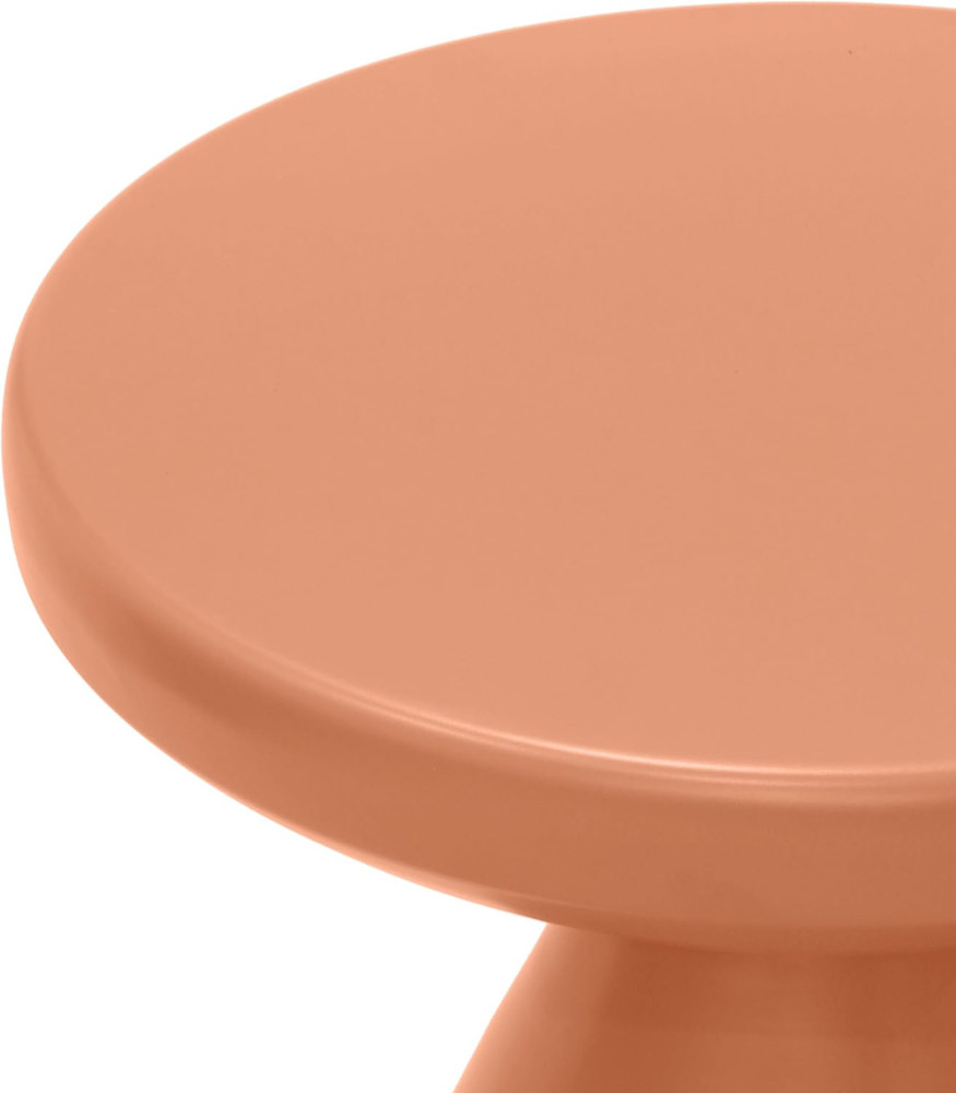 Modern Salmon Finish Side Table - Anika Collection by