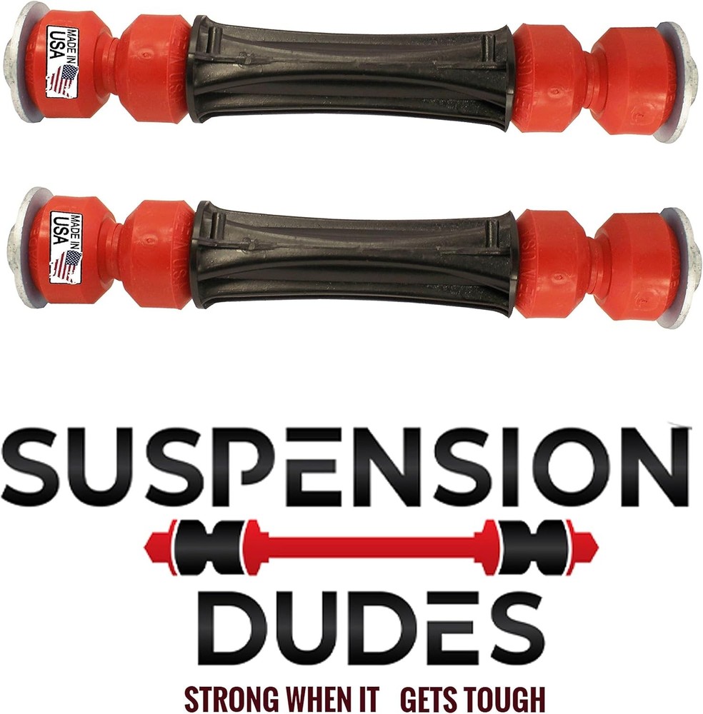 4PC Front Sway Bar Stabilizer Link Kit + CODE RED EXTREME Bushing Kit FITS Escal