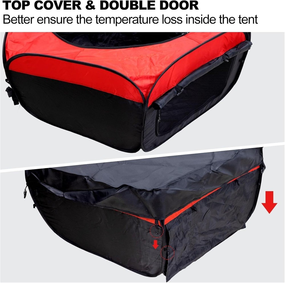 Effortless Assembly Chick Brooder Box - Perfect for Newborn Ducks and Chicks