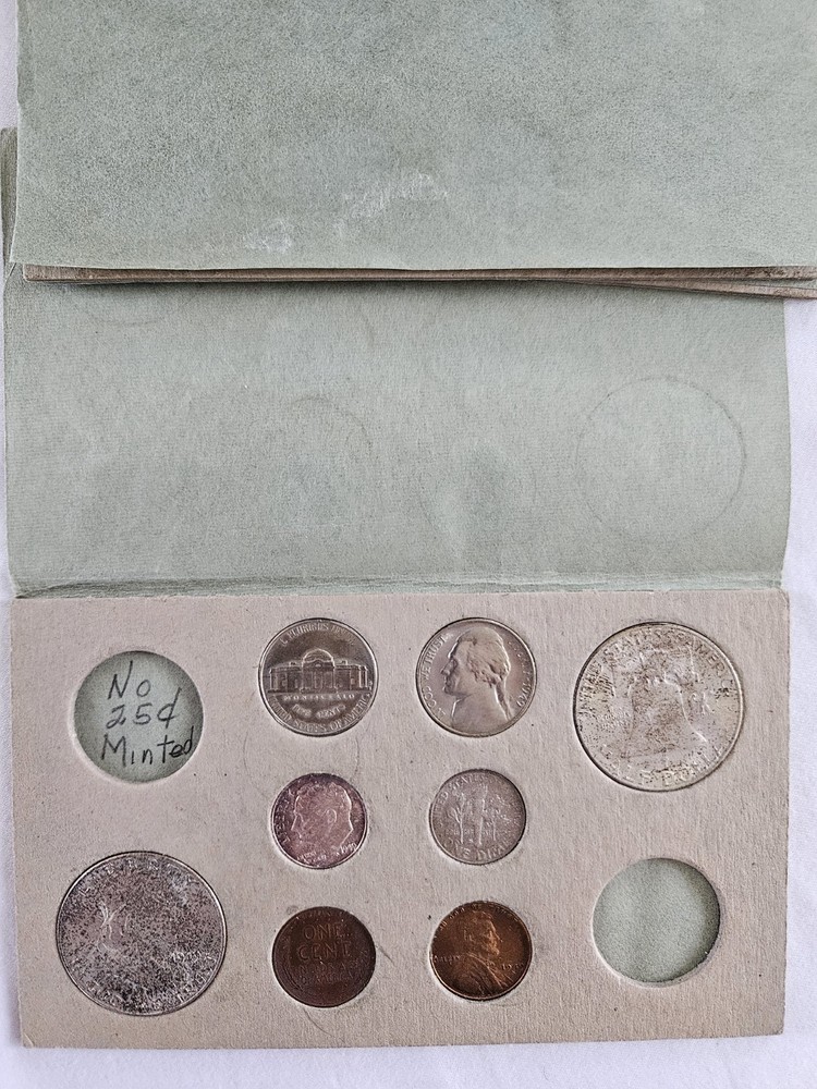 1949 US Double Mint Set PDS Nice Toning Original Packaging UNC