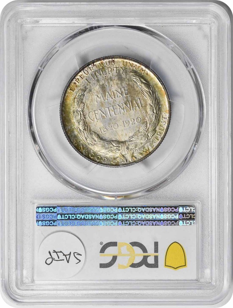 1920 Maine Commemorative Silver Half MS66 PCGS Mint State 66