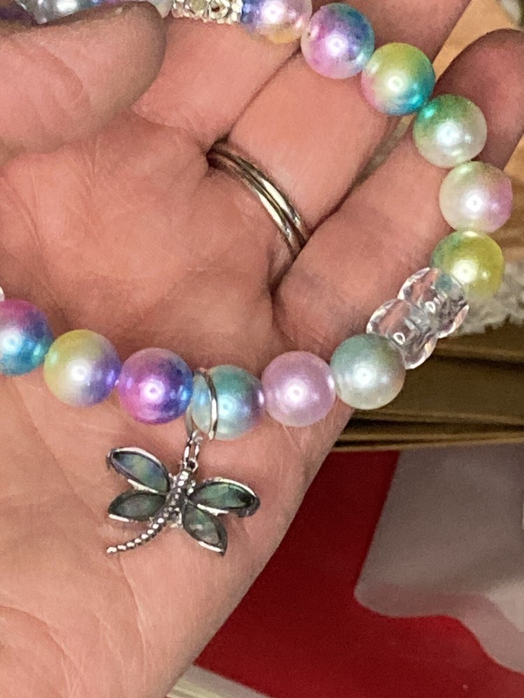 Magical Dragonfly Beaded Bracelet