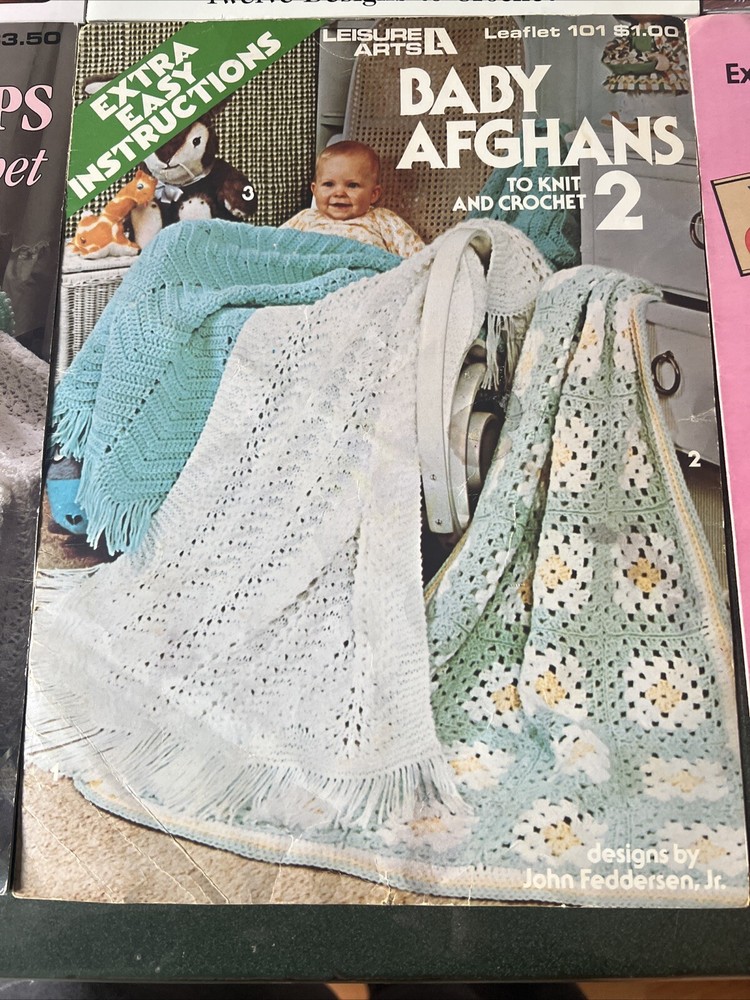 Leisure Arts Absolutely Gorgeous Sentimental Shells Plus 5 Other Afghan Patterns