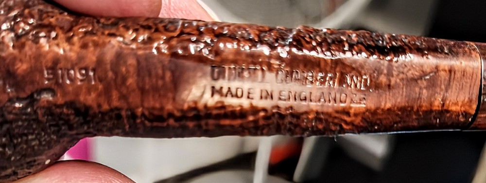 dunhill shell briar pipe