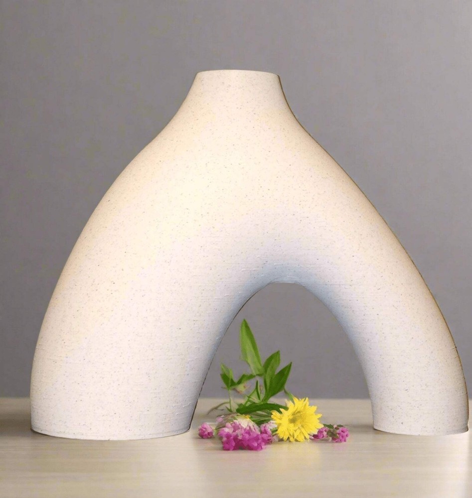 3D Printed Continuing Elegance Duo Vase Set