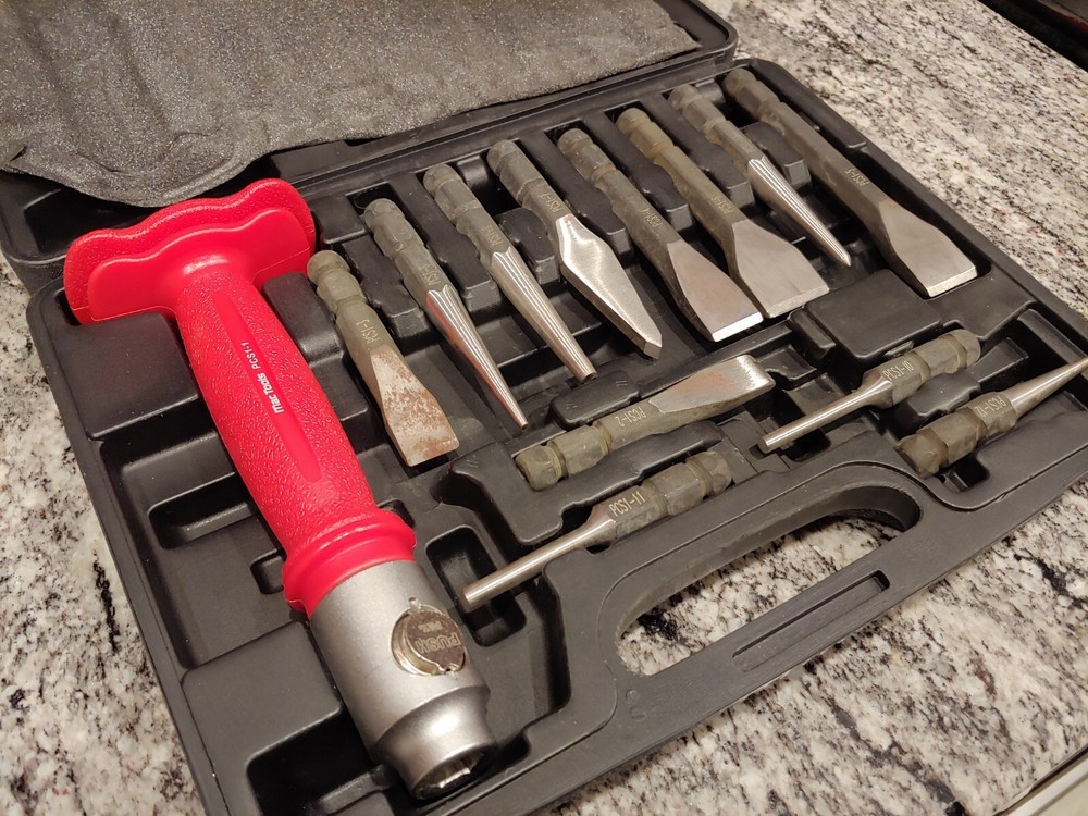 Mac Tools 12-PC. Interchangeable Bit Punch and Chisel Set