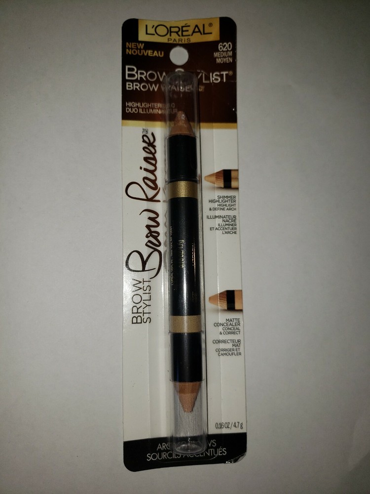 L'Oreal Brow Stylist Brow Raiser Highlighter Duo Shimmer & Matte 620 Medium