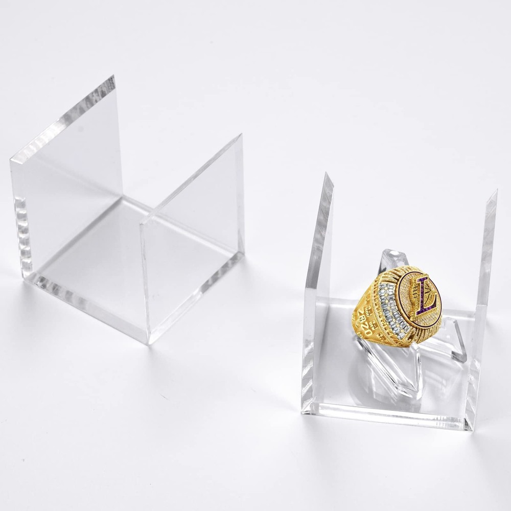 Foboull Championship Ring Display Case, Acrylic Box and Transparent