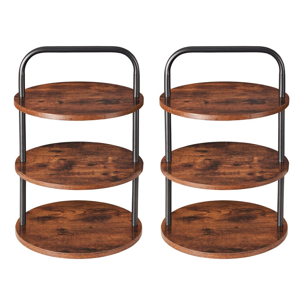 Cupcake Stand 2 Pack, Tower-Style Value Set for 100 Cupcakes - Large 3-Tier Dess