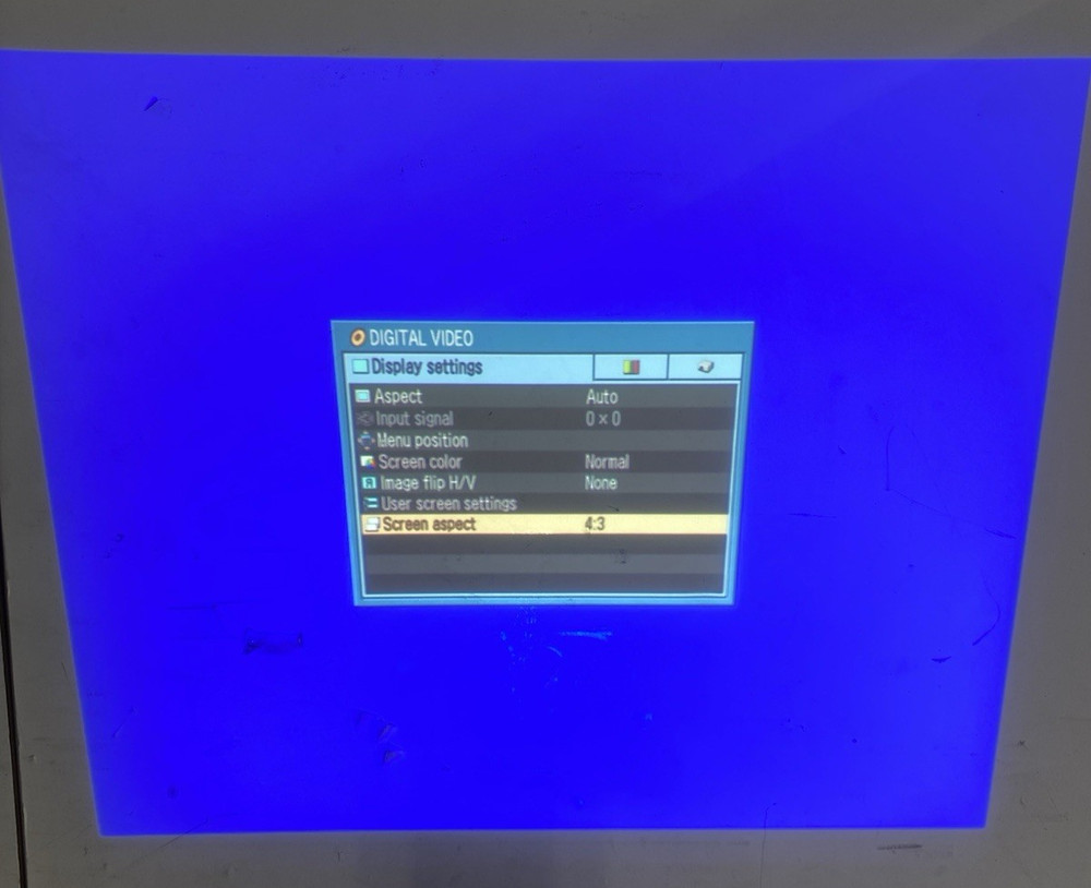 Canon SX7 Data Projector