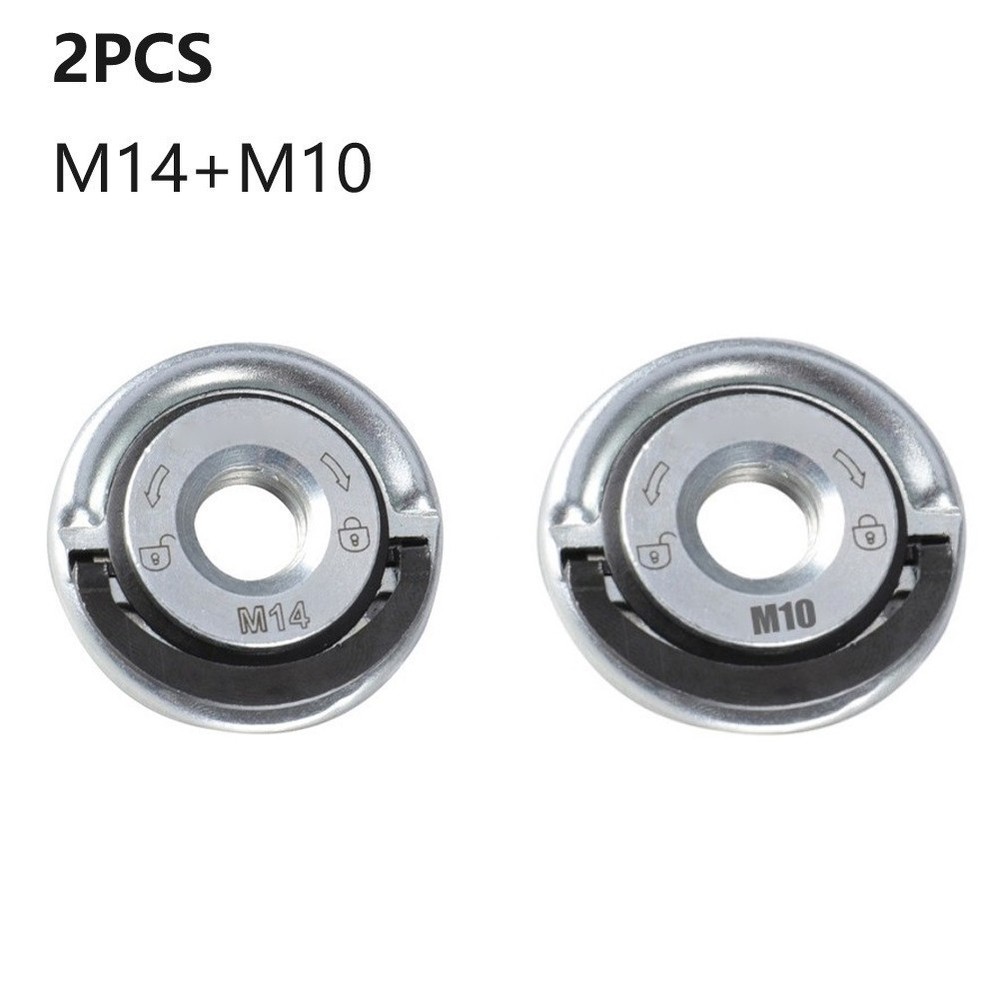 Self Locking Flange Nut Pressing Plate for M14 M10 Grinder 2 Pieces Set