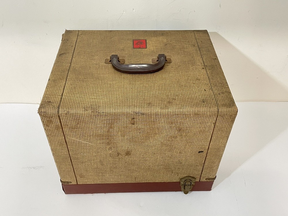 TDC VIVID Selectron ~ Slide Projector Deluxe ~ Model D ~ in Carrying Box ~ WORK