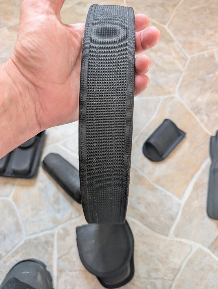 Bianchi Tactical Belt with Accessory Pouches Fully extended 45"