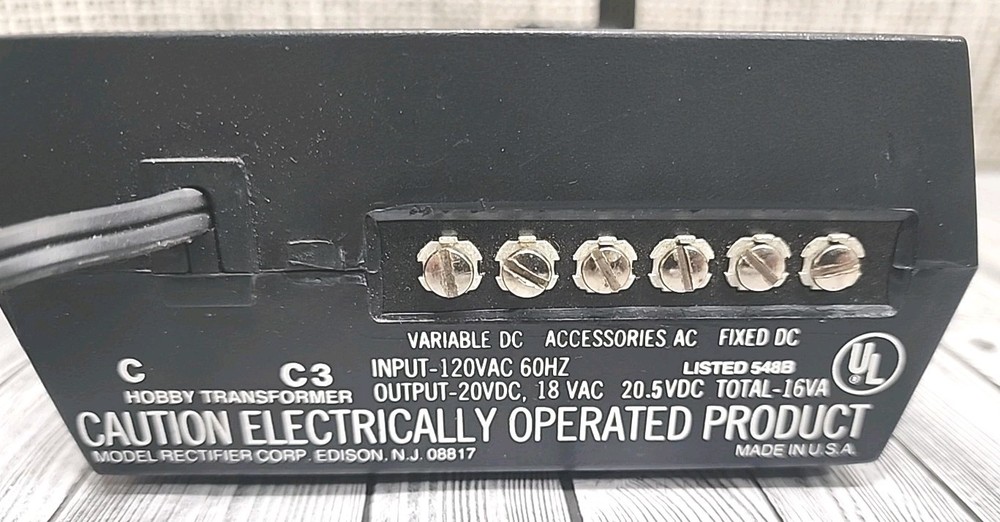 MRC Tech II Loco-Motion 2500 DC Hobby Transformer Train Controller HO Scale