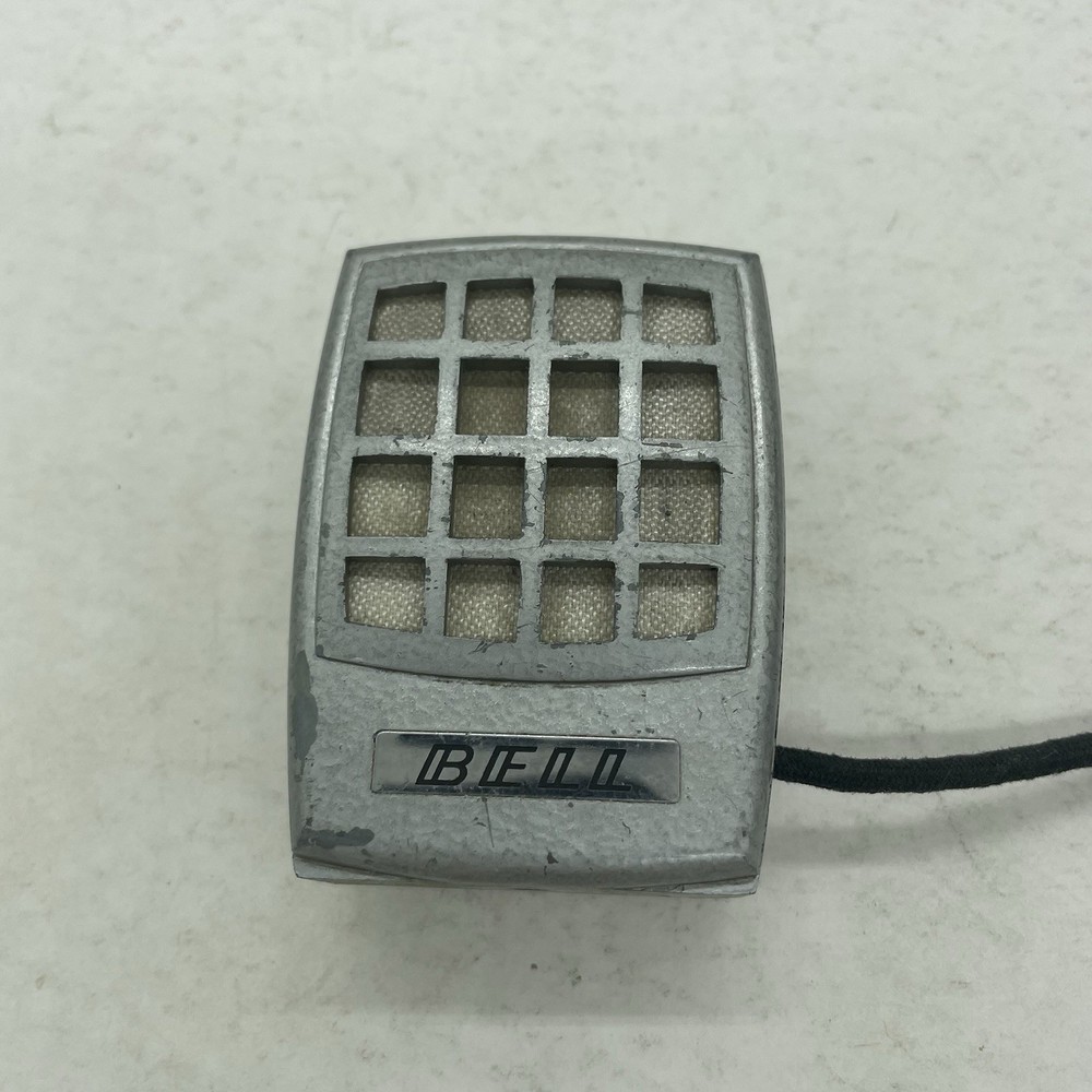 Vintage BELL Crystal Microphone -UNTESTED- no CONNECTOR SEE