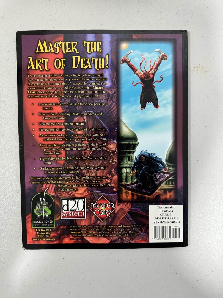 D&D 3.5e Assassin's Handbook GRR1301