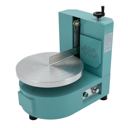 Cake Cream Spreading Coating Smearing Machine Automatic Cake Wiping Machine Blue