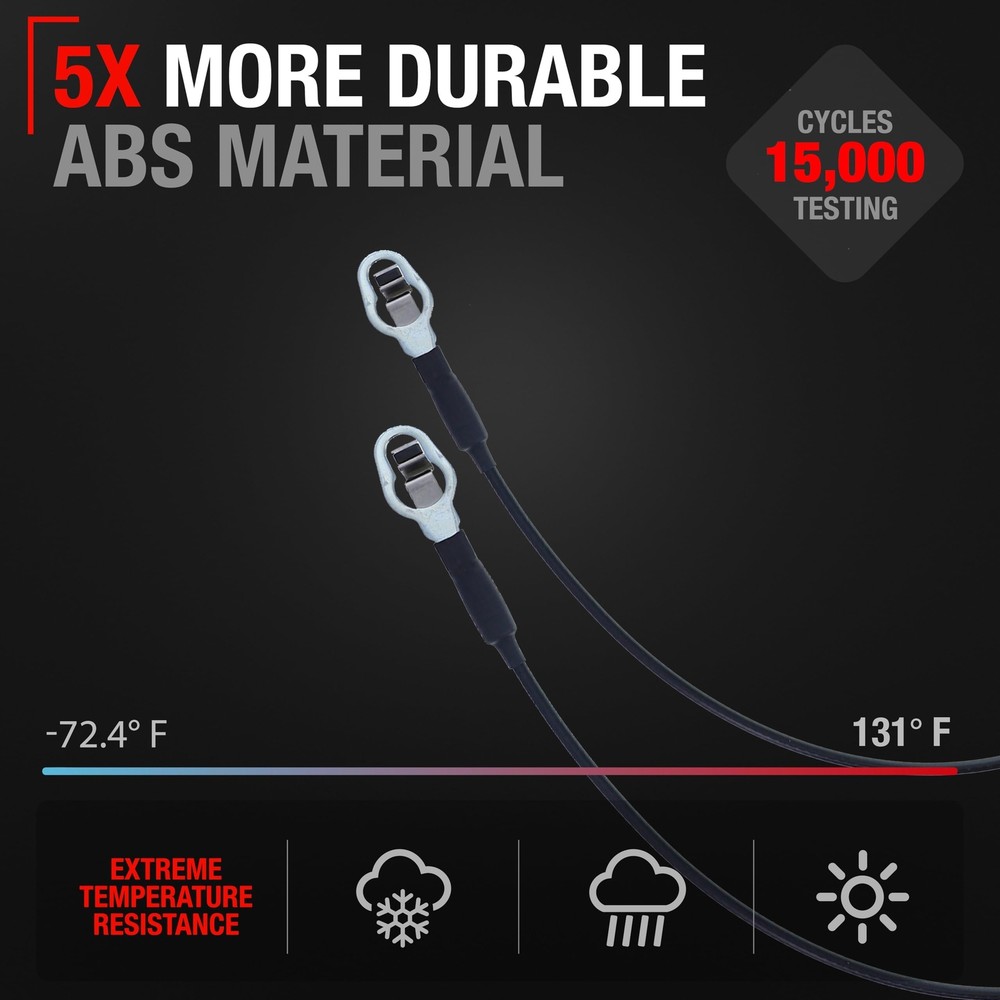 T1A Tailgate Cable Replacement Set- Rear Left & Right Side - Compatible with ...