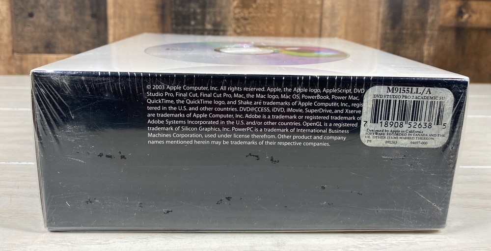 DVD Studio Pro 2 Academic Single User Version Apple Mac NEW SEALED (2003)