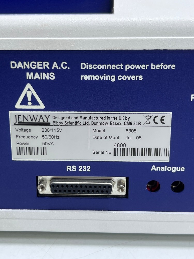 Jenway 6305 Spectrophotometer