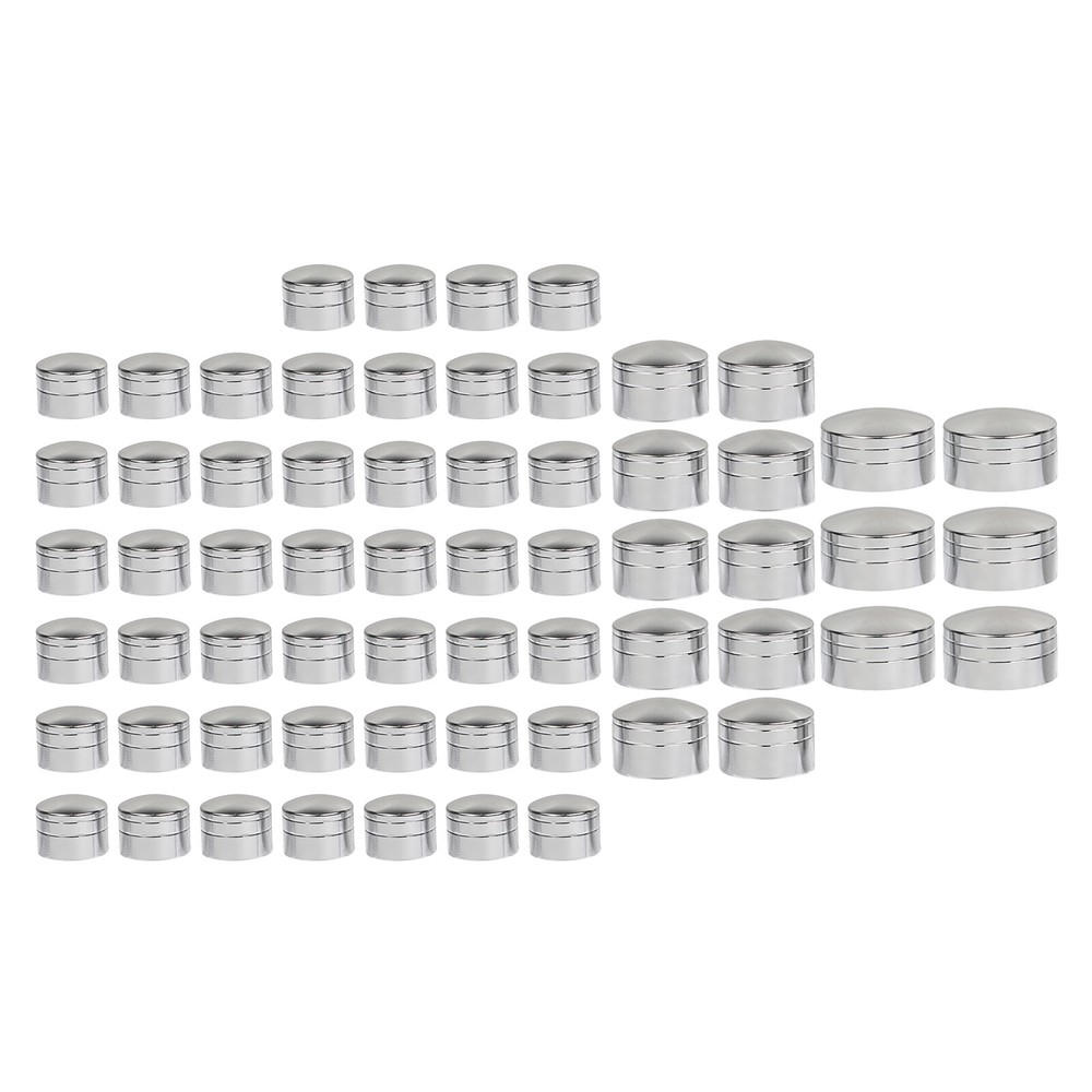 Chrome Engine Bolt Caps For Harley Softail Touring Electra Glide FLHT FLHTCU