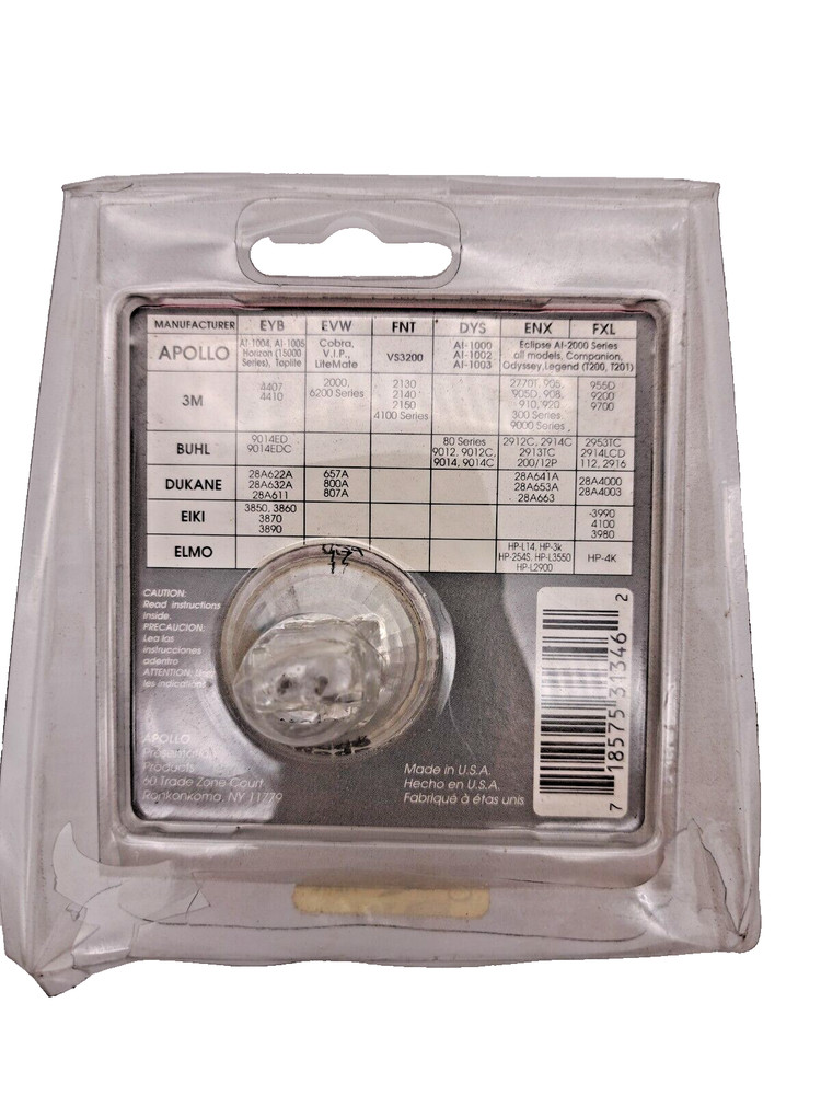 Apollo Halogen Lamp 410W/82V FXL 31346 Apollo Eclipse