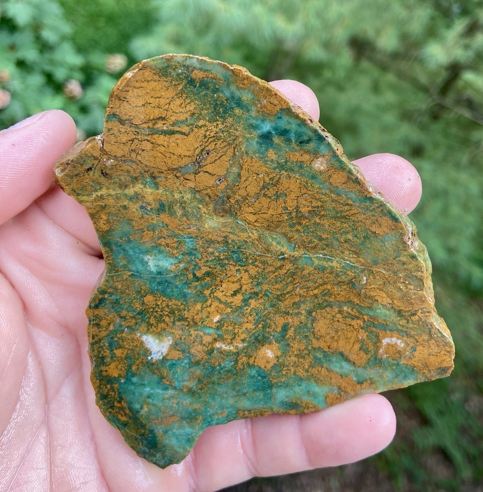 Gem Silica Chrysocolla Slab 3.42 Oz