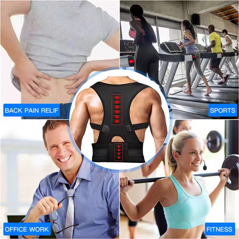 Adjustable Posture Corrector Shoulder Support Belt for Men & Women