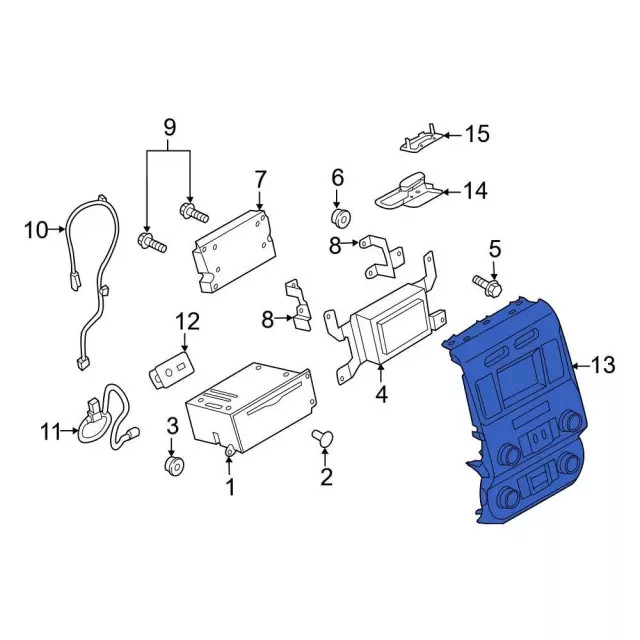 Genuine Ford 2017-2022 Infotainment Display Control Module HC3Z-19A387-C