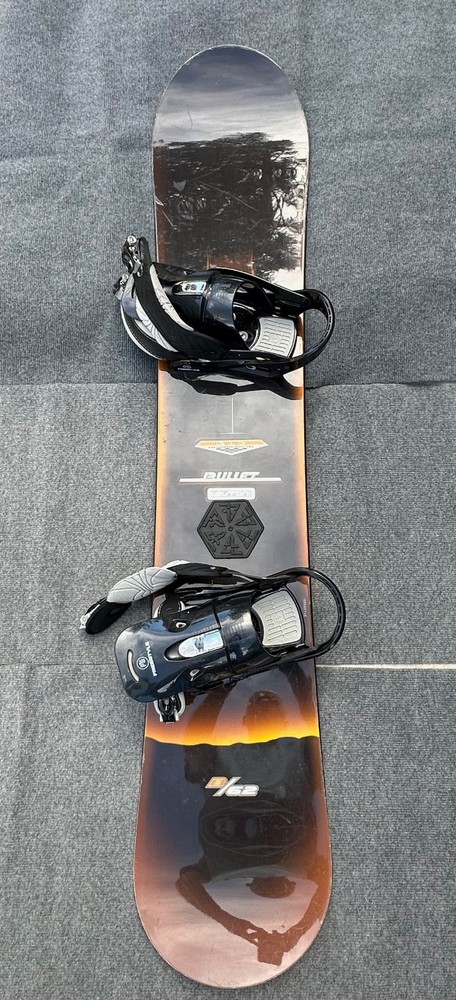Burton Bullet Snowboard With Bindings.
