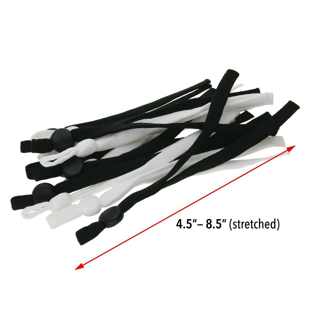 Fablastic 5mm Flat Spandex Cord 43950 12 Stretch Adjustable Ready to Attach Mask