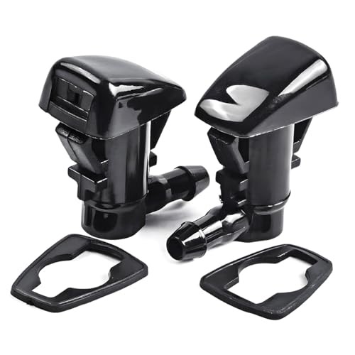 2PCS Windshield Washer Hose Kit, Front Windscreen Washer Nozzle Kit Wiper 2pcs