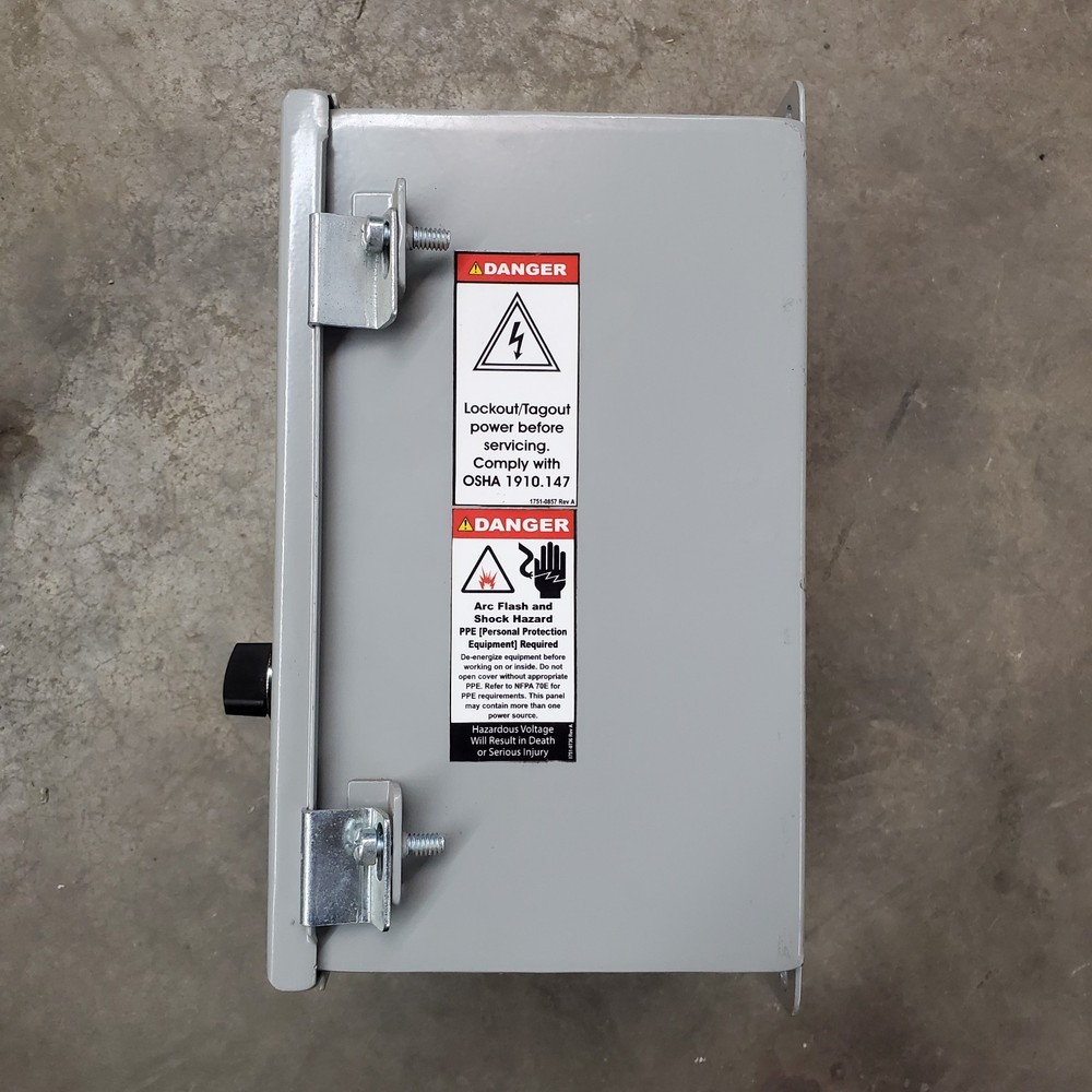 Poweramp Dock Leveler Control Box Panel Model BCH-5092312 Auto Return 115V 60HZ