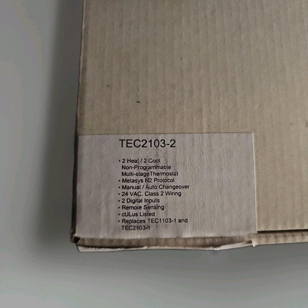 JOHNSON CONTROLS TEC2103-2 Thermostat New In Box