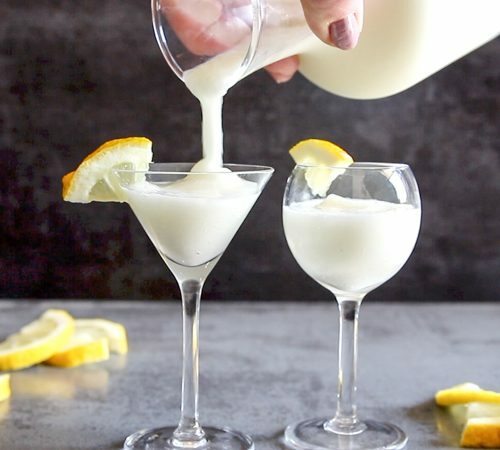 LEMON DROP VODKA/ RUM / MOSCATO WINE SLUSH MIX