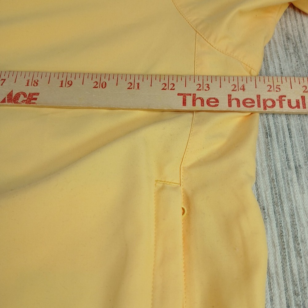 FootJoy Quarter Snap Mens Medium Yellow Performance Light Windbreaker Jacket