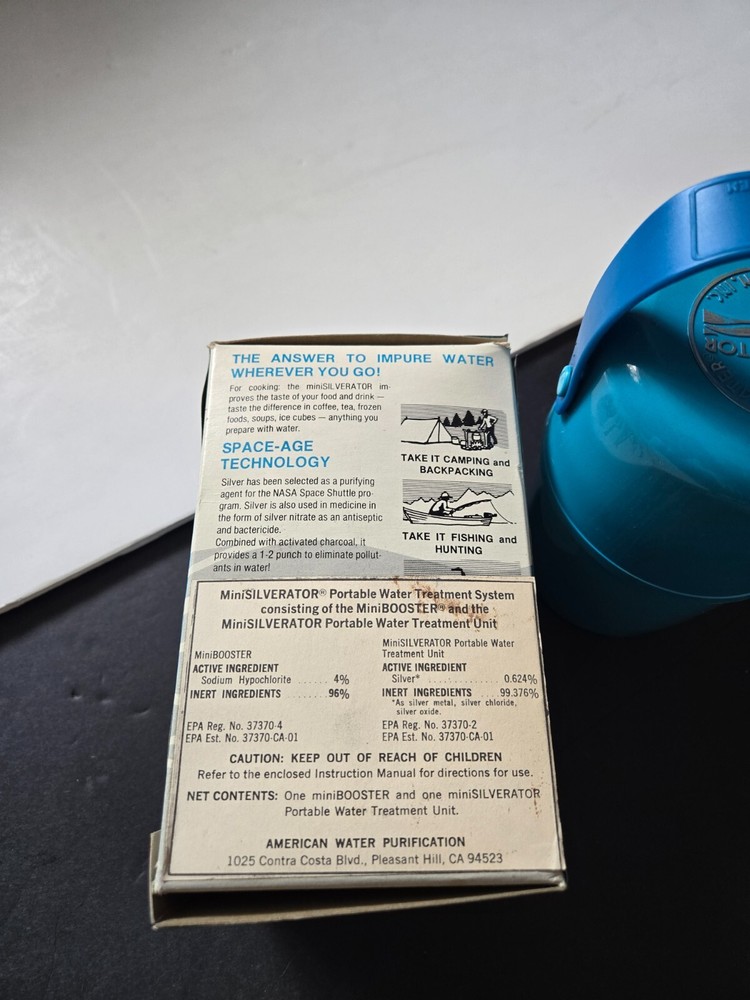 Mini Silverator Water Washer, portable water treatment system