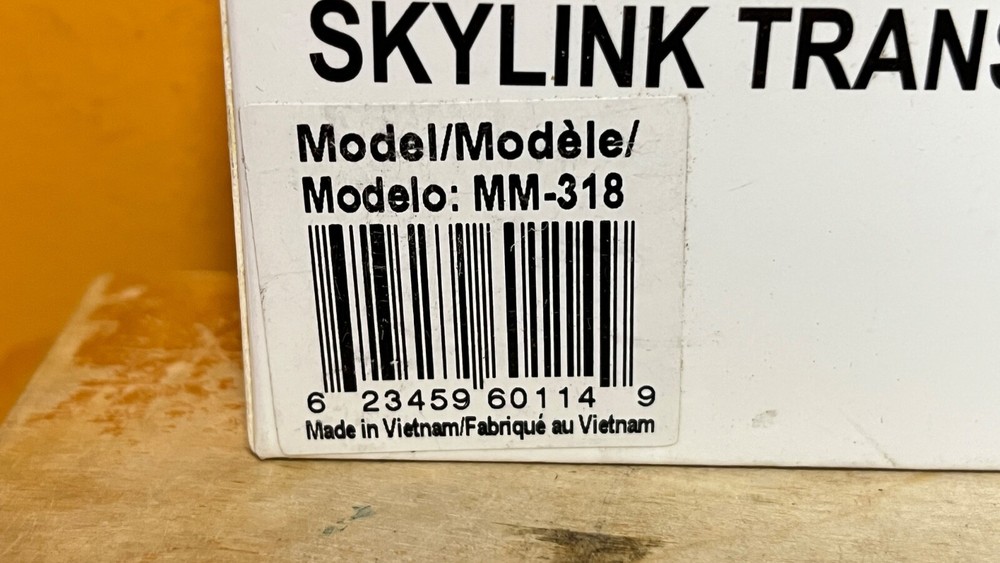 MM-318 Skylink Transmitter 3 Button Remote Control for Garage Door Opener