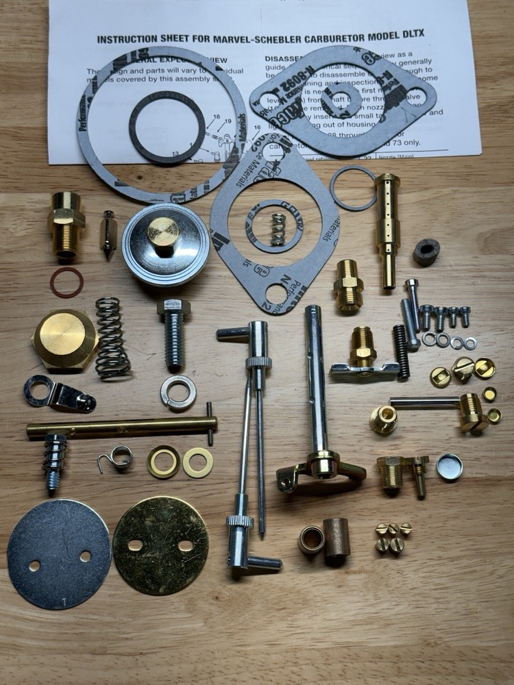 John Deere A AO AR Marvel Schebler DLTX 71 DLTX 72 Comprehensive Carburetor Kit