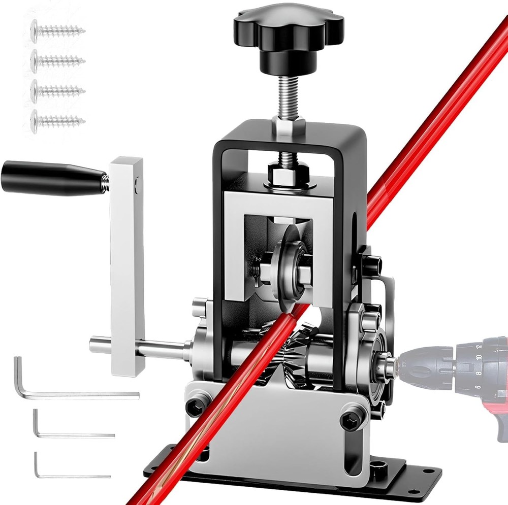 Wire Stripper Machine, 0.06''-0.98'' Manual or Drill Powered Wire Stripping M...