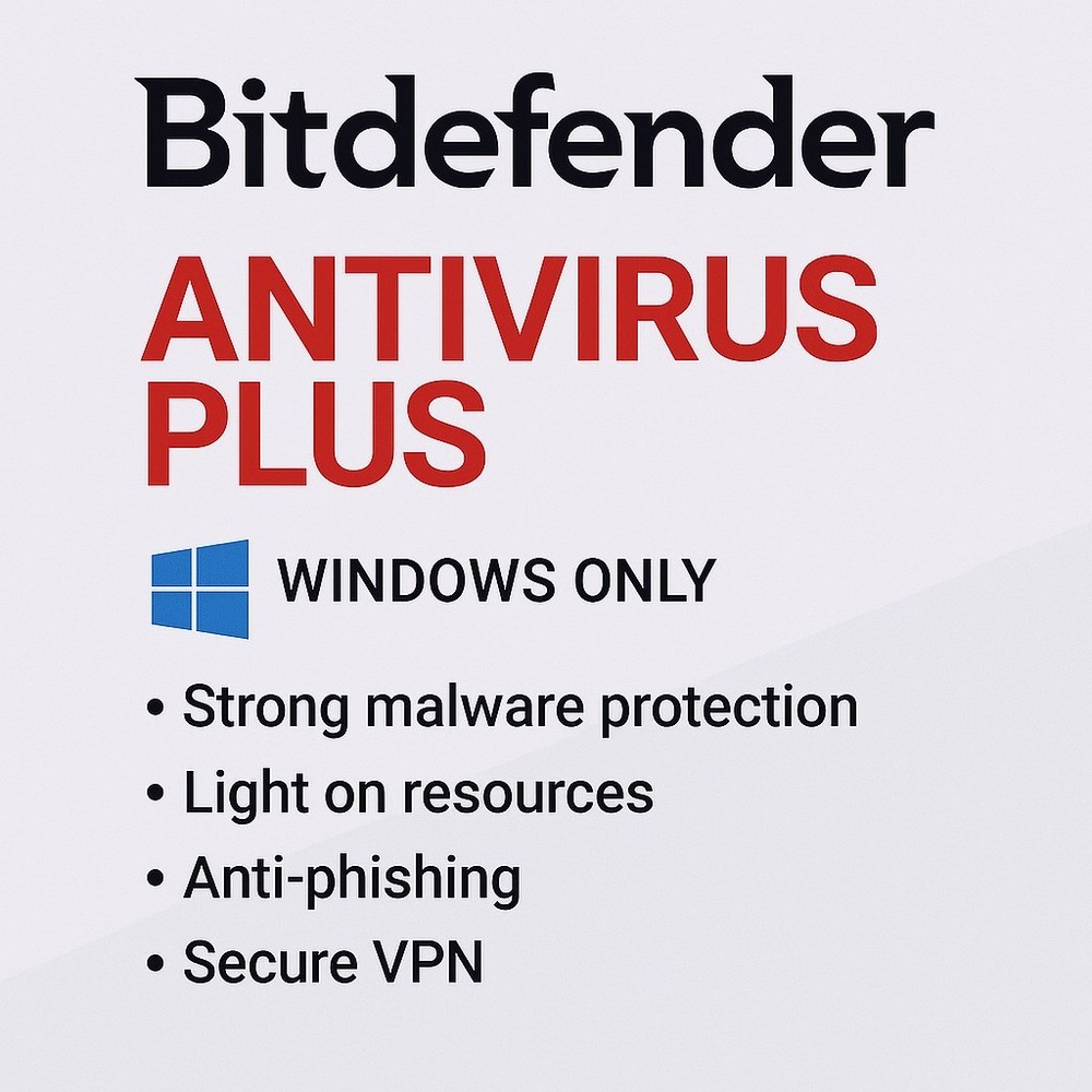 Bitdefender Antivirus 3 Year For 5 WINDOWS PC LATEST VERSION