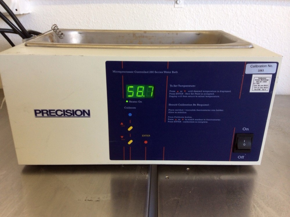 Precision Water Bath 280 Series Microprocessor Controlled 0.1C Prec (3333542)