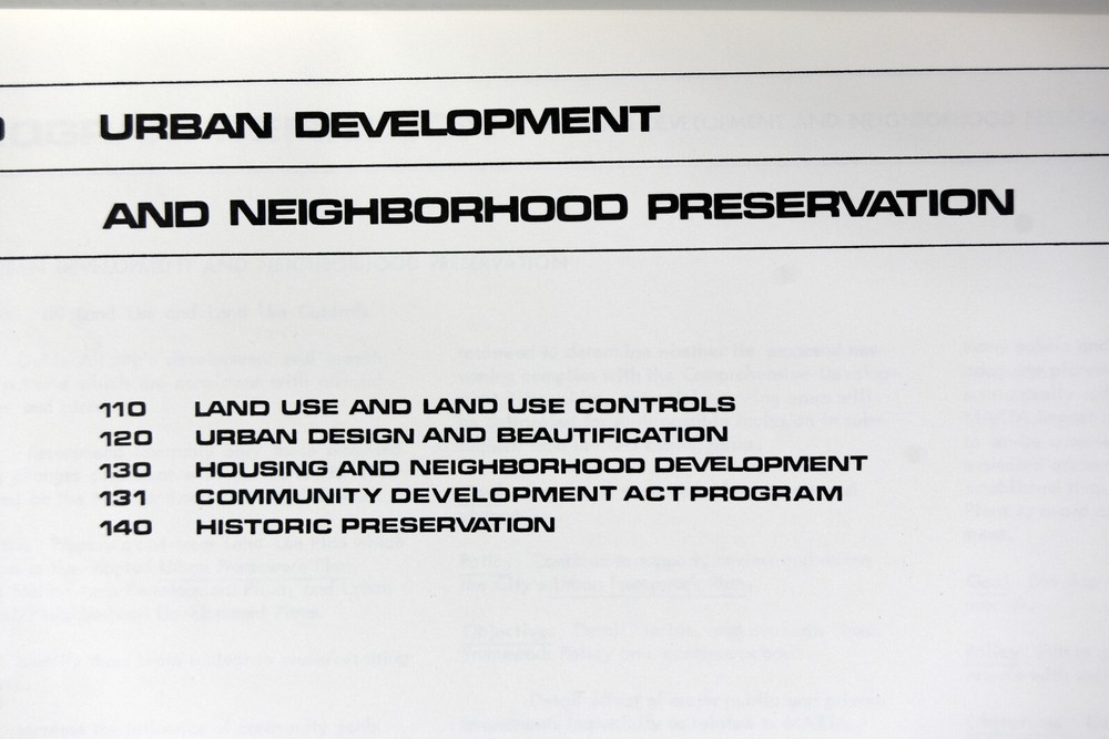 1976 Old Book Comprehensive Development Plan Atlanta GA Ordinance Goals