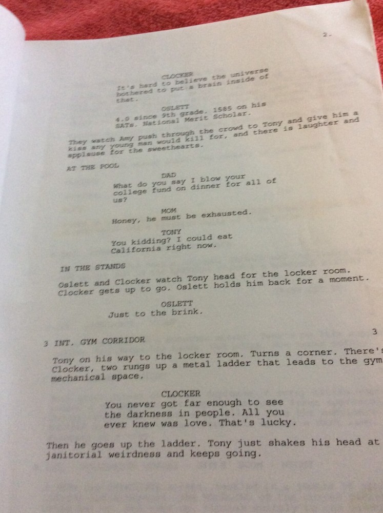ORIGINAL SCRIPT DEAN KOONTZ'S MR. MURDER PART ONE 1997 TOLKIN STEPHEN BALDWIN