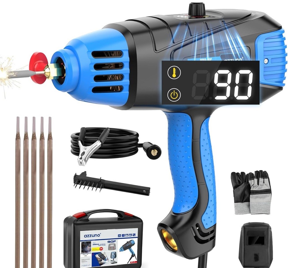 AZZUNO Handheld Welding Machine ARC Welder Kit Portable MMA Welding Machine 15
