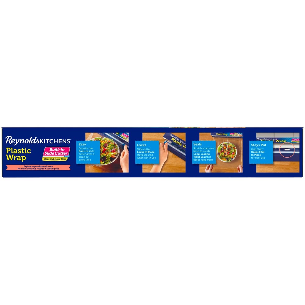 Reynolds Kitchens Quick Cut Plastic Wrap, 225 Square Feet