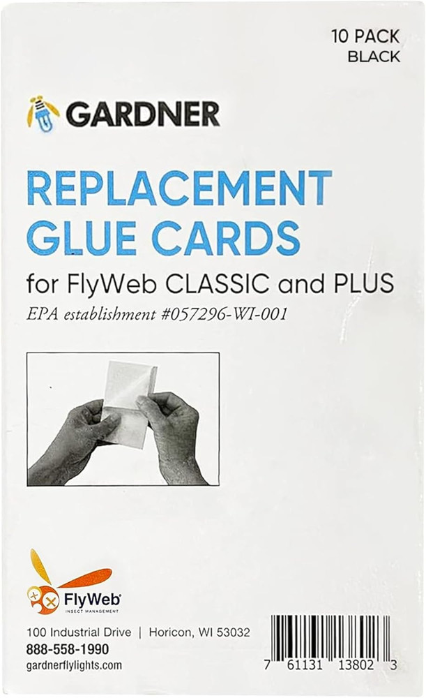 - Flyweb Fly Light Glue Boards 1 Pack of 10 Replacement Glue Boards Flyweb Class