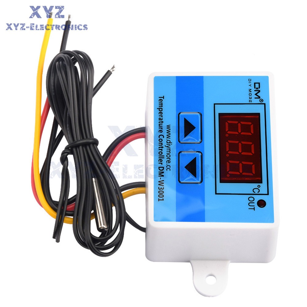 W3001 AC110-220V Digital Temperature Controller 10A Thermostat Control Switch