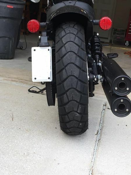 2018-2024 Scout Bobber Vertical License Plate Mount